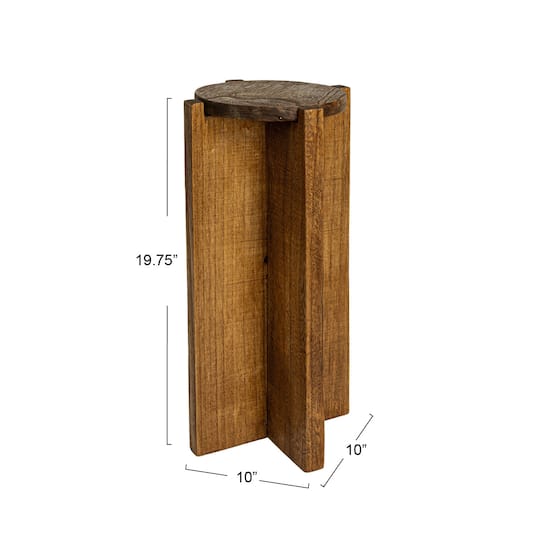 Paulownia Wood Table, Small, Brown